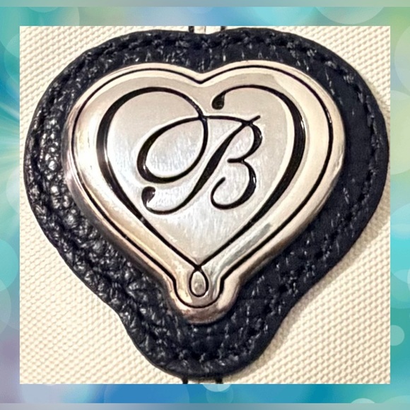 Brighton Embroidered Butterfly Saffiano Vinyl Bag  Wallet Scarf Dust Bag & Box - Picture 17 of 17